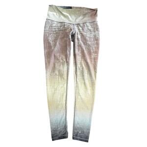 Niyama Sol leggings yoga size Large beautiful colorful stretchy light